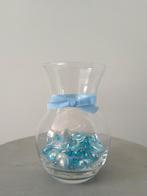 Schattig bol vaasje (trompet vaasje)., Overige kleuren, Ophalen of Verzenden, Minder dan 50 cm, Glas