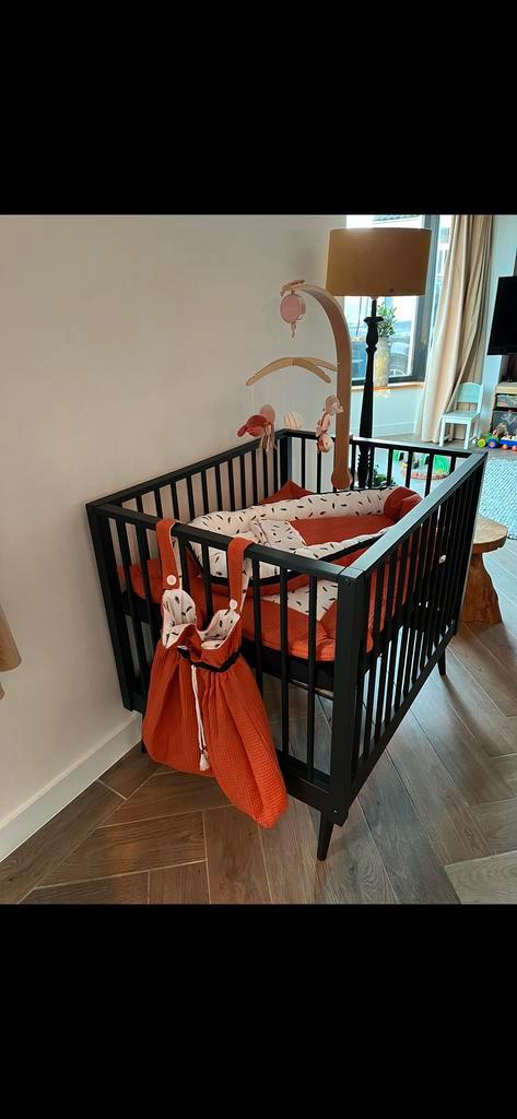 Boxkleed, babynestje, boxzak & dekentje rood/zwart/wit, Kinderen en Baby's, Babywiegjes en Ledikanten, Zo goed als nieuw, Overige typen
