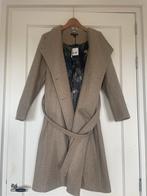 Nieuwe wollen lange jas maat xs - s licht bruin Smashed Lem, Kleding | Dames, Ophalen of Verzenden, Nieuw, Maat 36 (S), Bruin