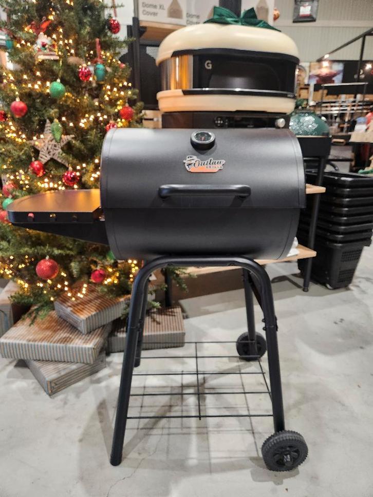 Char-Griller Compact Offset Smoker Barbecue, Tuin en Terras, Houtskoolbarbecues, Nieuw, Met accessoires, Ophalen of Verzenden