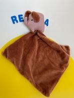 1258 zeeman knuffellap lap bruin met olifant, Kinderen en Baby's, Speelgoed | Knuffels en Pluche, Ophalen of Verzenden, Zo goed als nieuw