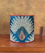 Handgemaakte Wandlamp met Gouden Snoer, Blauw, Nieuw, Ophalen of Verzenden, Overige vormen