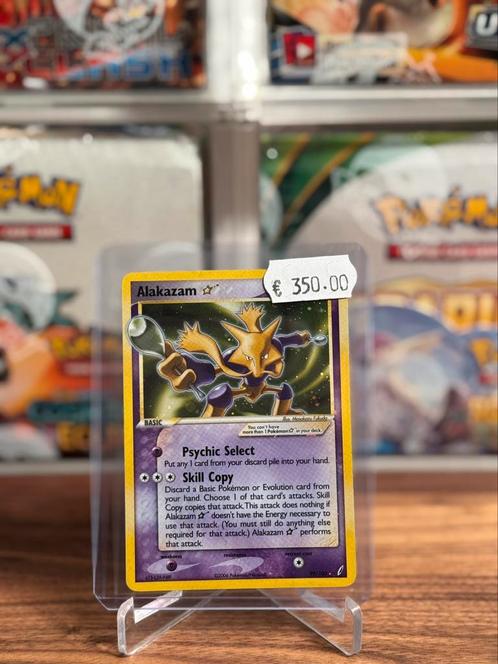 Alakazam Goldstar 99/100, Hobby en Vrije tijd, Verzamelkaartspellen | Pokémon, Nieuw, Losse kaart, Foil, Ophalen of Verzenden