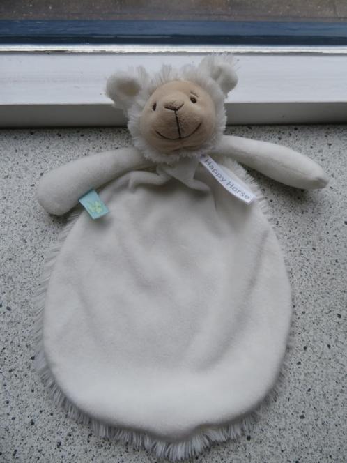 Knuffeldoek schaap schaapje Lamb Lugano merk Happy Horse, Kinderen en Baby's, Speelgoed | Knuffels en Pluche, Zo goed als nieuw