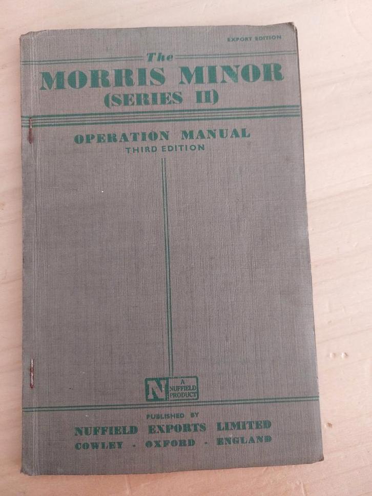 Morris Minor Serie 2 Instructieboekje - Uitstekend!, Auto diversen, Handleidingen en Instructieboekjes, Ophalen of Verzenden