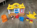 Fisher Price Little People supermarkt buurtwinkel winkel, Ophalen of Verzenden, Zo goed als nieuw, Speelset
