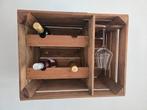 Houten Wijnrek - Krat Design, Ophalen, Gebruikt, Minder dan 5 flessen, Minder dan 50 cm