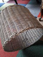 Rieten Lampenkap - Ø50cm, 35cm hoog, Gebruikt, Mand, Rond, Ophalen of Verzenden