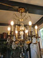 Antieke klassiek Franse kristallen kroonluchter Louis XV, Ophalen