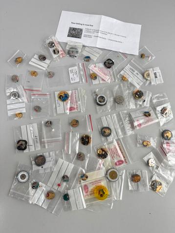 50 lot quartz uurwerk ETA 255.411 Ronda miyota hattori Omega beschikbaar voor biedingen