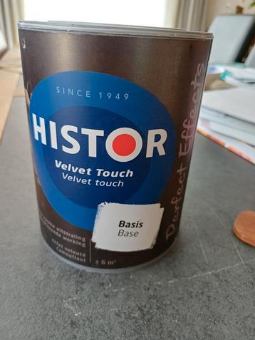 Histor verf, grijs met zilveren gloed, 1 liter beschikbaar voor biedingen