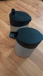 Emsa melk en suiker kan aluminium met zwart, Huis en Inrichting, Keuken | Servies, Overige materialen, Overige typen, Ophalen of Verzenden