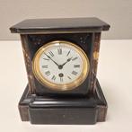 Antieke Pendule met Marmeren Details, Ophalen of Verzenden