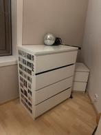 MALM kasten groot en klein wit, Huis en Inrichting, Kasten | Ladekasten, Ophalen, 50 tot 100 cm, Zo goed als nieuw, Minder dan 100 cm