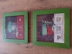2 prachtige tegel onderzetter, met houten rand NIeuw, Ophalen, Nieuw, Glas of Kopje