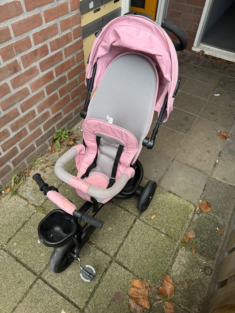 Roze driewieler, Fietsen en Brommers, Ophalen, Zo goed als nieuw