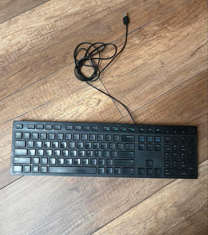 Dell Toetsenbord, Computers en Software, Toetsenborden, Gebruikt, Qwerty, Bedraad, Multimediatoetsen, Ophalen of Verzenden