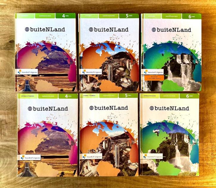 BuiteNLand Aardrijkskunde VWO 4, 5, 6. Set Boeken 3e editie., Boeken, Schoolboeken, Zo goed als nieuw, Aardrijkskunde, VWO, Ophalen of Verzenden