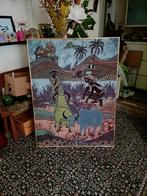 Batik Schilderij - Tropisch, Antiek en Kunst, Kunst | Niet-Westerse kunst, Ophalen