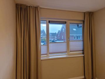 Gordijnen - Beige/Bruin 275/240cm beschikbaar voor biedingen