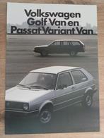 VW Golf Van, Passat Variant Van brochure uit 1984, Verzenden, Zo goed als nieuw, Volkswagen