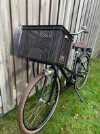 Cortina Transportfiets Zwart met Krat - 3 Versnellingen, 53 tot 56 cm, Ophalen, Gebruikt, Versnellingen