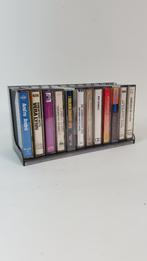 Vintage cassettehouder, opbergrek met 12 cassettes. 4C10, Gebruikt, Ophalen of Verzenden