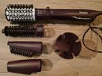 BaByliss Brushing 1000 fohnborstel set + krultang + tas, Gebruikt, Ophalen of Verzenden, Föhn of Haardroger
