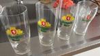 Vintage bierglazen Hengelo bier, Ophalen of Verzenden, Zo goed als nieuw, Glas of Glazen, Overige merken