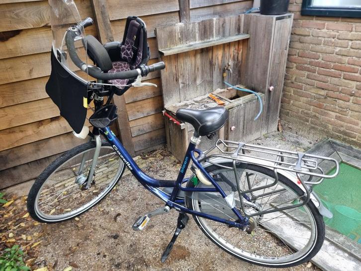 Gazelle Bloom fiets met voorzitje en accessoires, Fietsen en Brommers, Overige Fietsen en Brommers, Gebruikt, Ophalen