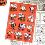 Snoopy en Woodstock van Peanuts comic Halloween stickervel, Verzamelen, Verzenden, Snoopy, Nieuw, Plaatje, Poster of Sticker