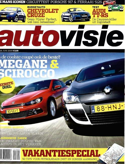 Autovisie dubbeltest Megane Coupe versus VW Scirocco, Boeken, Auto's | Folders en Tijdschriften, Gelezen, Volkswagen, Ophalen of Verzenden