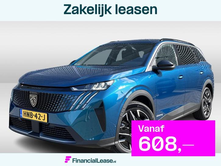Peugeot 5008 1.2 Hybrid 136 Allure Automaat | 7 Zitplaatsen, Auto's, Peugeot, Bedrijf, Lease, Financial lease, 360° camera, ABS