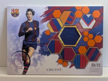 Topps FC 125th Anniversary Johan Cruyff Match-Worn Patch /25 beschikbaar voor biedingen