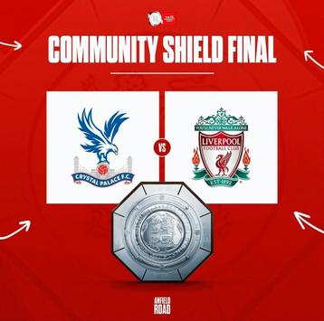 Tickets Crystal Palace - Liverpool Comm. Shield Zon 10 aug beschikbaar voor biedingen