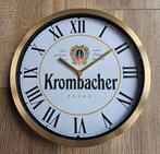 Klok KROMBACHER 
Rond Ø30CM, Verzamelen, Biermerken, Ophalen of Verzenden, Nieuw, Overige typen, Overige merken
