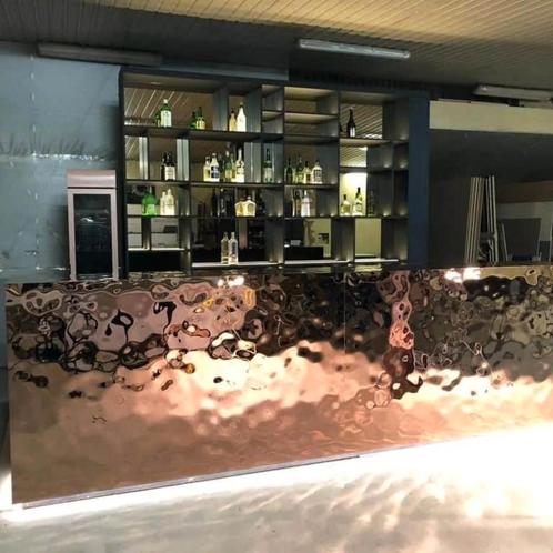 Roestvrij stalen panelen met kreukpatroon, Huis en Inrichting, Woonaccessoires | Wanddecoraties, Nieuw, Ophalen