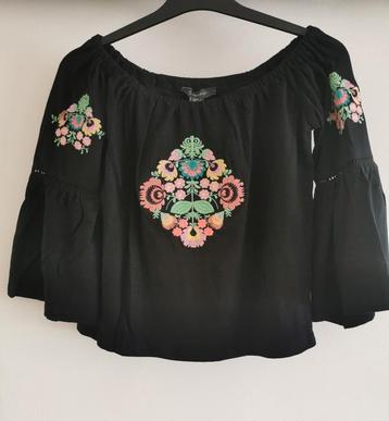 Blouse met volantmouwen mt. XS-S  beschikbaar voor biedingen