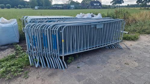 Zware dranghekken 19 spijls, Tuin en Terras, Tuinhekken en Hekwerk, Gebruikt, IJzer, Ophalen