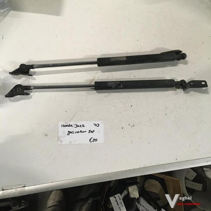 Honda Jazz 2003  Gasveren set achterklep, Auto-onderdelen, Carrosserie en Plaatwerk, Gebruikt, Ophalen of Verzenden