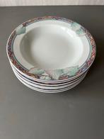 7 diepe borden van het clivia servies., Huis en Inrichting, Keuken | Servies, Keramiek, Ophalen of Verzenden, Zo goed als nieuw