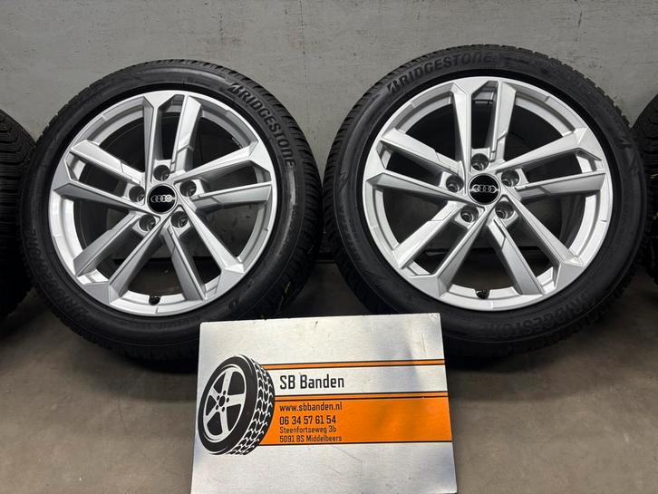 Audi A3 Originele 17 inch Velgen + Winterbanden, Auto-onderdelen, Banden en Velgen, Banden en Velgen, Winterbanden, 17 inch, 205 mm