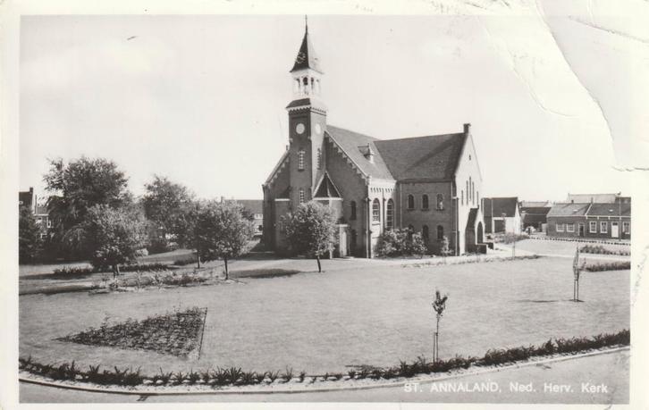 SINT ANNALAND Ned. Herv. Kerk, Verzamelen, Ansichtkaarten | Nederland, Gelopen, Zeeland, 1980 tot heden, Verzenden
