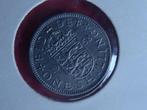 Engeland - Munt 1 shilling uit 1953 met Engels wapenschild, Ophalen of Verzenden, Overige landen, Losse munt