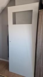 Binnendeur, stomp, met glas, Doe-het-zelf en Verbouw, Deuren en Horren, Ophalen, Gebruikt, 80 tot 100 cm, Binnendeur