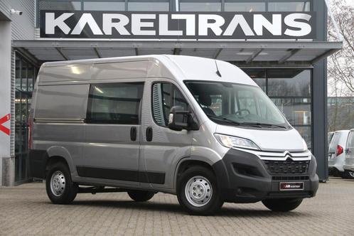 Citroën Jumper 2.2 BlueHDi 140 | DC | L2H2 | 3t trekgewicht, Auto's, Bestelauto's, Bedrijf, Te koop, ABS, Achteruitrijcamera, Airconditioning