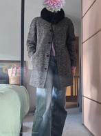Elegante Marcona winterjas met faux fur kraag wol mix, Maat 38/40 (M), Zwart, Ophalen of Verzenden, Zo goed als nieuw