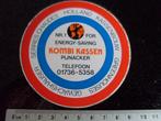 sticker energy saving kobi kassen pijnacker logo kassenbouw, Ophalen of Verzenden, Zo goed als nieuw, Bedrijf of Vereniging