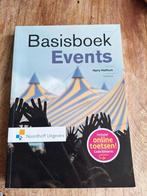 Basisboek Events - Harry Heithuis, Boeken, Ophalen of Verzenden, Zo goed als nieuw, MBO, Harry Heithuis