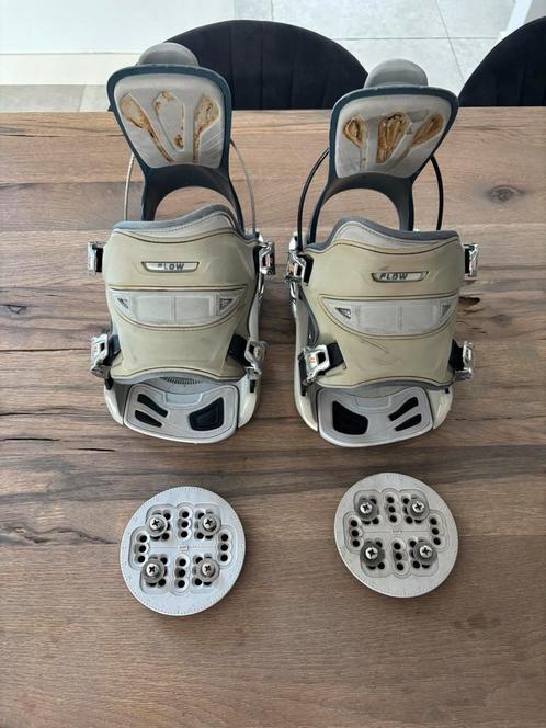 Flow Snowboard Bindingen maat L ( 40 - 45 ), Sport en Fitness, Snowboarden, Gebruikt, Bindingen, Ophalen of Verzenden